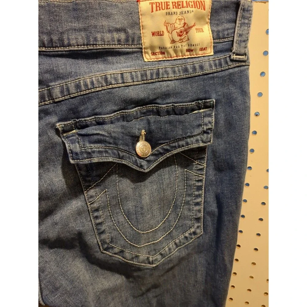 True Religion Rocco Blue Jeans 40 Relaxed Skinny